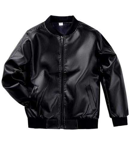 Amazon.com: TLAENSON Boys Leather Jackets For Toddler Kids